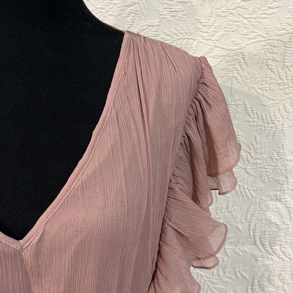 Anthropologie Forever That Girl ruffle top, size large, NWT - Picture 4 of 15